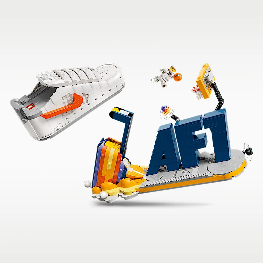 NIKE エア フォース 1 x LEGO® コレクション — スニーカー組立キット 限定ミニフィギュア付き - Image 3