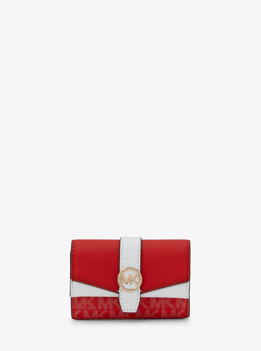 Michael Kors GREENWICH フラップ キーケース スモール - MKシグネチャー