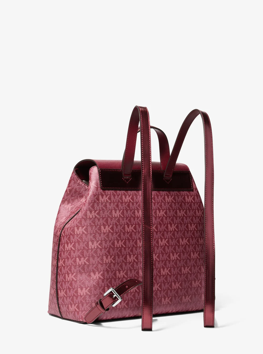 Michael Kors MAYA フラップ バックパック ミディアム - MKシグネチャー - Image 3