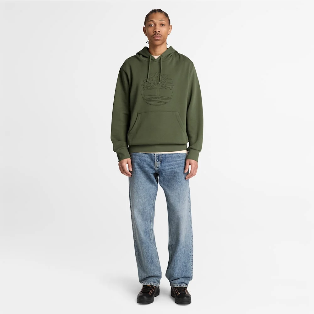 Timberland Байгалийн зурагтай даавуун малгайтай цамц - Image 2