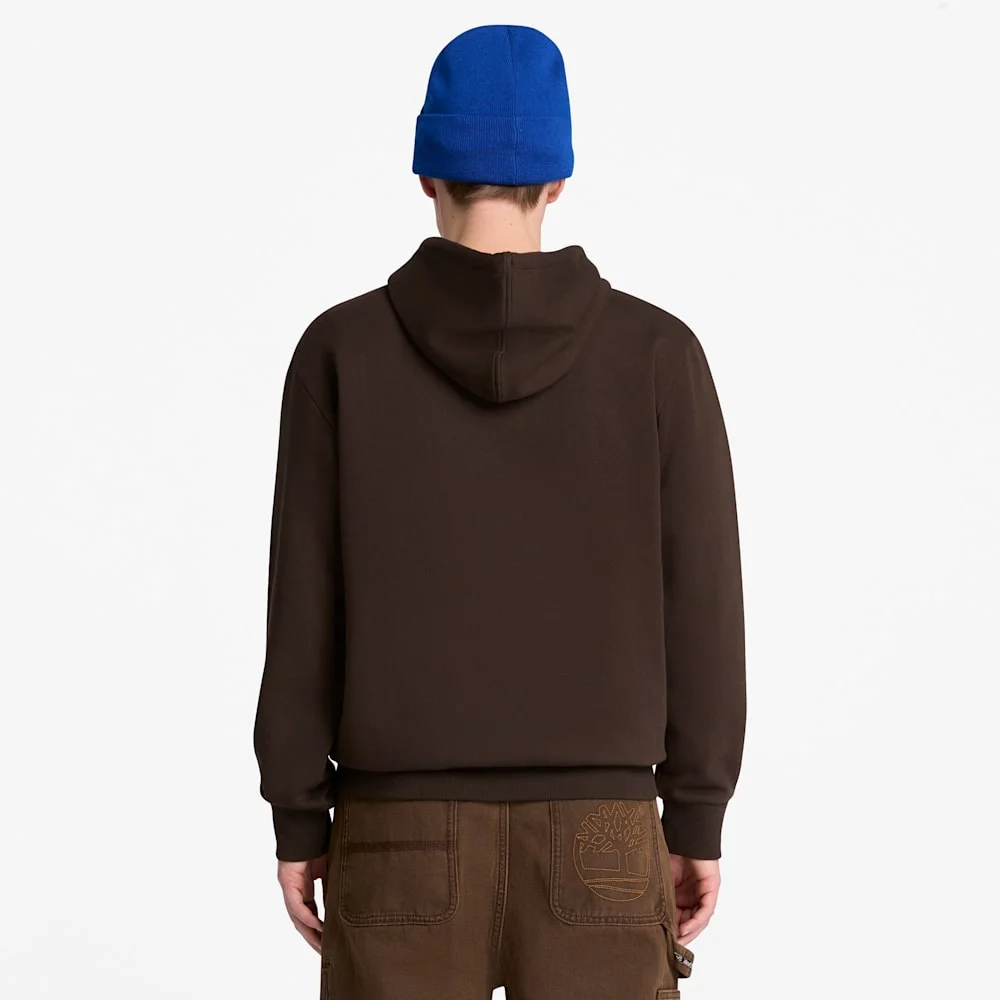 Timberland Модны логотой, хөвөн гогцоо дотортой эрэгтэй юүдэнтэй цамц - Image 3