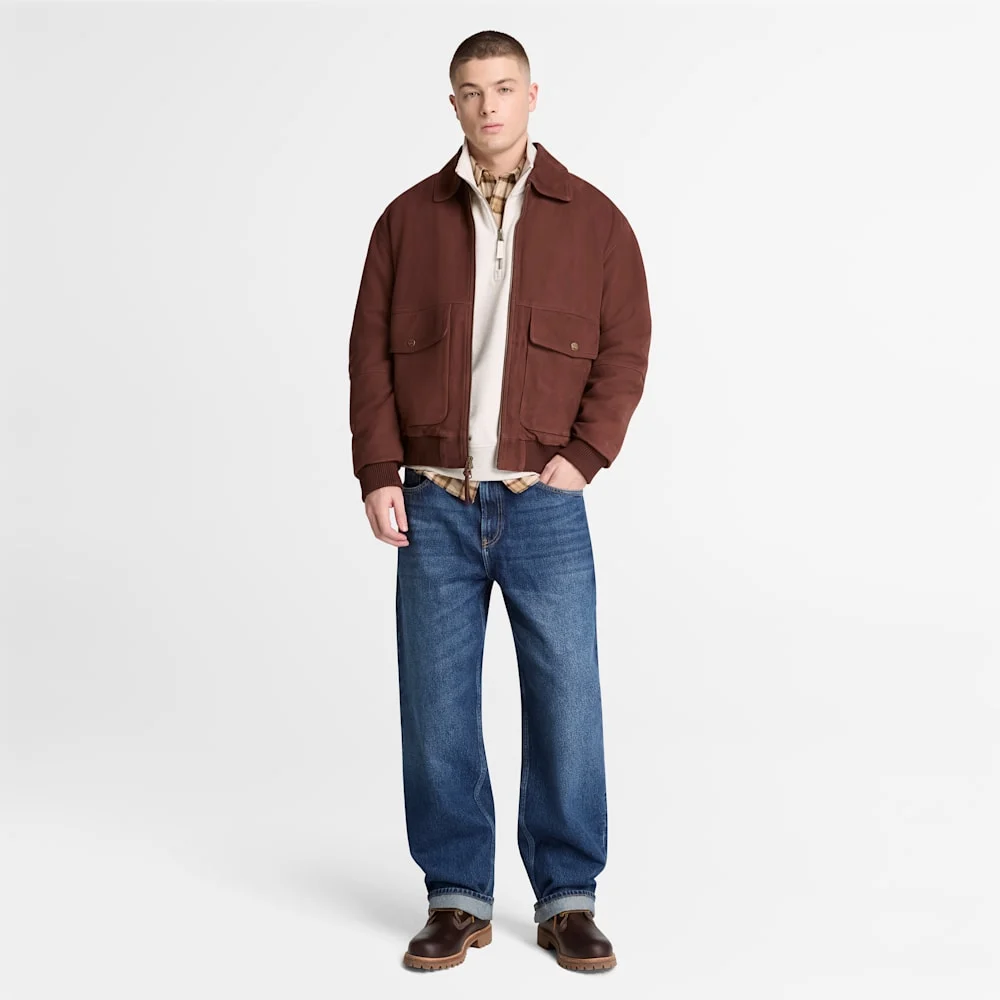 Timberland Эрэгтэй савхин бөмбөгдөгч хүрэм - Image 2