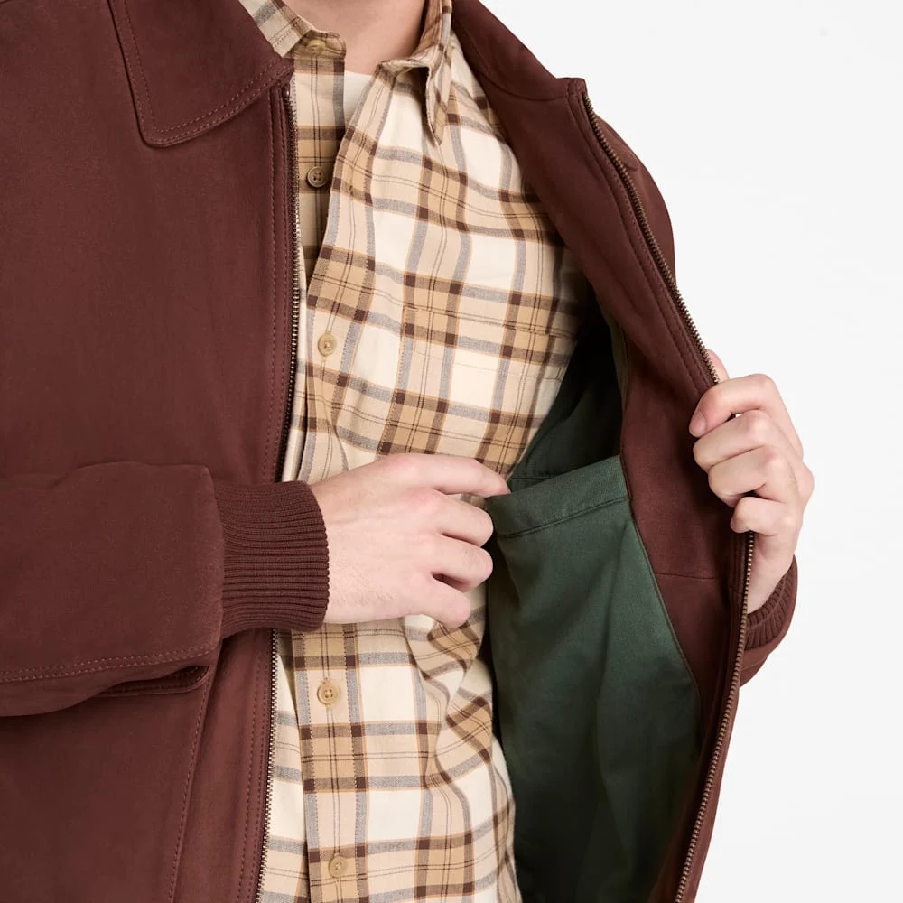 Timberland Эрэгтэй савхин бөмбөгдөгч хүрэм - Image 3