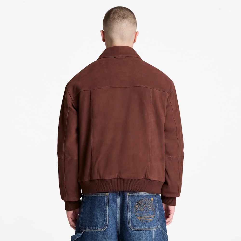 Timberland Эрэгтэй савхин бөмбөгдөгч хүрэм - Image 4