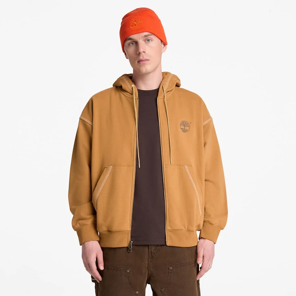 Timberland Эрэгтэй цахилгаантай малгайтай цамц