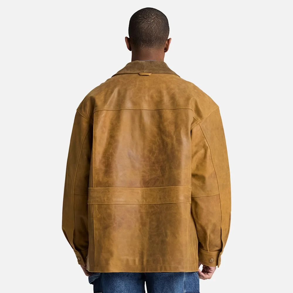 Timberland レザー フィールド コート メンズ - Image 4