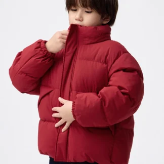 GU KIDSウォームパデッドブルゾン