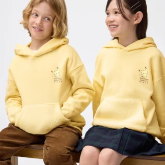 GU KIDS スウェットパーカ ポケピース
