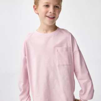 GU KIDS コットンポケットT(長袖)