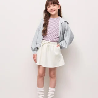GU GIRLSスムーススウェットフレアミニスコートCZ