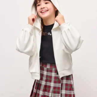 GU GIRLSスムーススウェットフルジップパーカ CZ