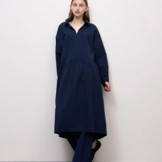 GU スキッパーシャツワンピースMN