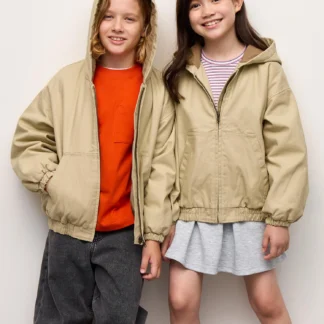 GU KIDSパデッドジップアップパーカUL