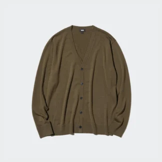 UNIQLO メリノVネックカーディガン