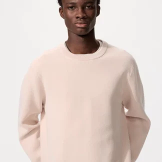 UNIQLO ウォッシャブルミラノリブクルーネックセーター