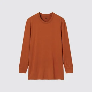 UNIQLO ヒートテッククルーネックT/9分袖