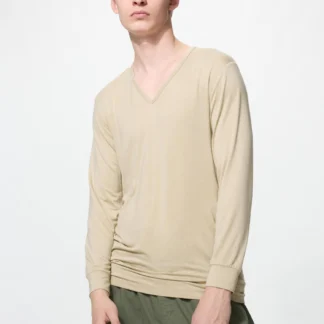 UNIQLO ヒートテックVネックT/9分袖