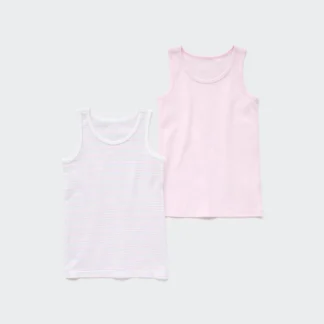 UNIQLO コットンメッシュタンクトップ/2枚組