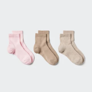 UNIQLO ソックス/3足組/リブパイル