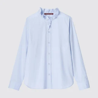 UNIQLO コットンストレッチフリルシャツ