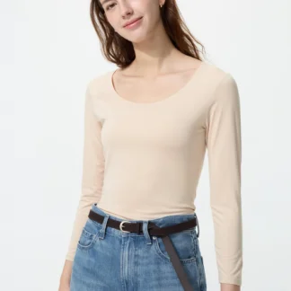 UNIQLO ヒートテックUネックT/8分袖