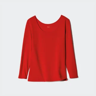 UNIQLO 極暖ヒートテックコットンUネックT/8分袖