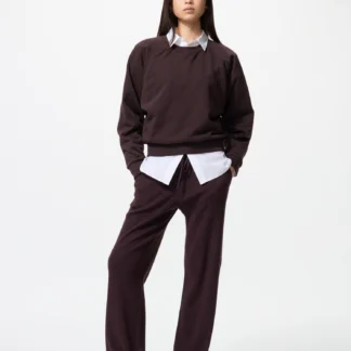 UNIQLO ウォッシャブルニットリブパンツ/丈長め