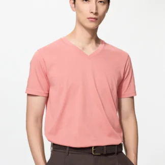 UNIQLO ドライカラーVネックTシャツ