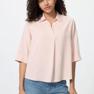 UNIQLO レーヨンスキッパーブラウス/7分袖