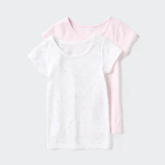 UNIQLO コットンメッシュTシャツ/2枚組