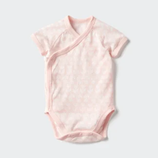 UNIQLO コットンメッシュボディスーツ/前開き