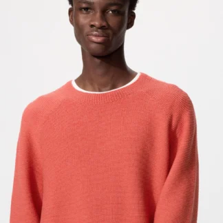 UNIQLO ウォッシャブル3Dクルーネックセーター