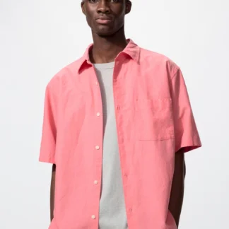 UNIQLO コットンリネンシャツ
