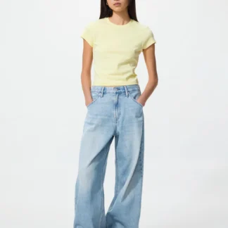 UNIQLO バギーバレルレッグジーンズ/丈長め