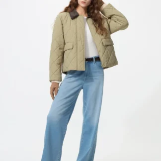 UNIQLO EZYワイドストレートジーンズ/丈長め