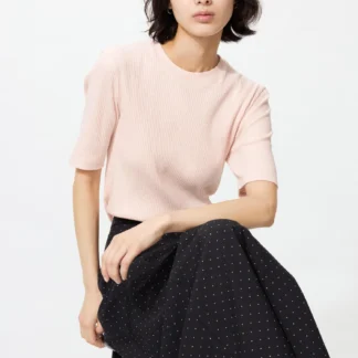 UNIQLO リブクルーネックT