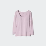 UNIQLO ヒートテックUネックブラTシャツ/8分袖
