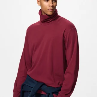 UNIQLO ソフトタッチタートルネックT