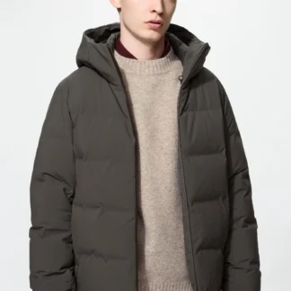 UNIQLO Оёдолгүй малгайтай өдөн куртик