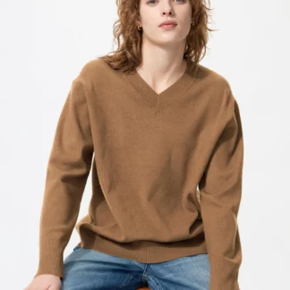 UNIQLO ウォッシャブルニットVネックセーター