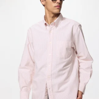 UNIQLO オックスフォードシャツ/ストライプ