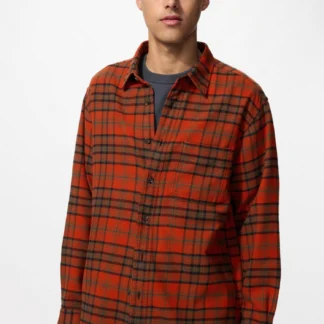 UNIQLO フランネルシャツ/オーバーチェック