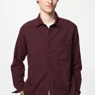 UNIQLO フランネルシャツ/ヘザー