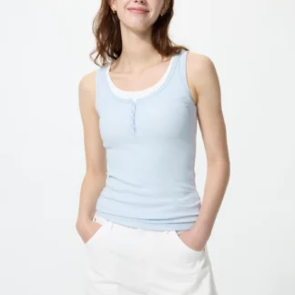 UNIQLO ヘンリーネックタンクトップ