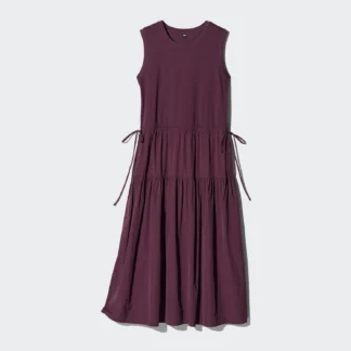 UNIQLO コンビネーションティアードワンピース/ノースリーブ