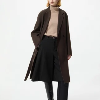 UNIQLO ダブルフェイスリラックスロングコート