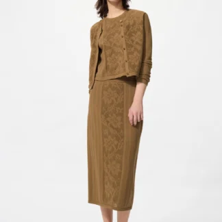 UNIQLO コットンクロシェロングスカート