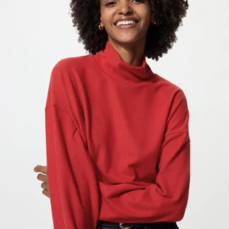 UNIQLO ソフトニットフリースハイネックT