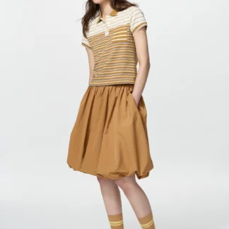 UNIQLO バルーンギャザーミディスカート