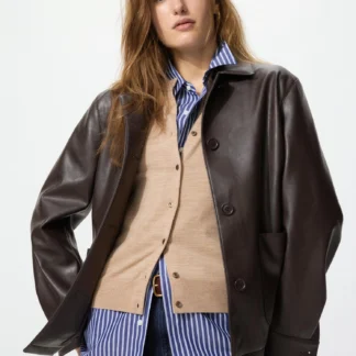 UNIQLO コーティングリラックスシャツジャケット